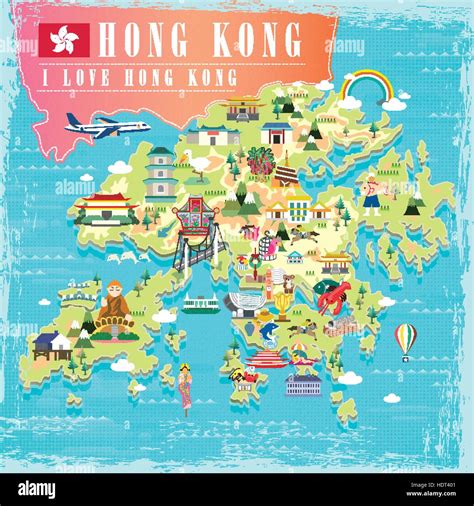 Hong Kong Maps Attractions Streets Roads And Transpor