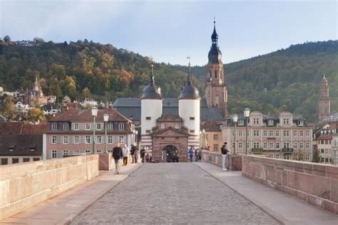 Karl Theodor Bridge With Stadttor Gate And Heilig Geist Church