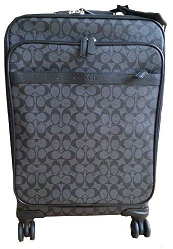 Coach Signature Weekend Carry On Luggage Suitcase 22″ Wheels All
