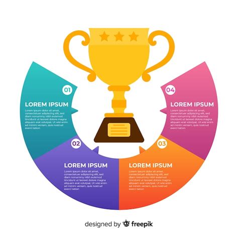 Award Infographic Vector Free Download