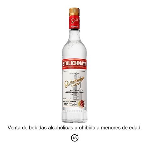 Vodka Stolichnaya 750 Ml Bodega Aurrera En Línea