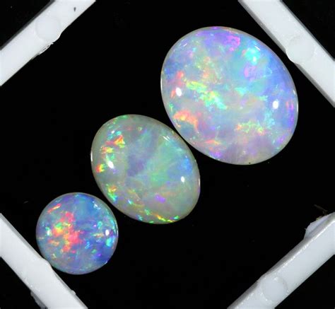 327cts Set 3 Matching Fire Opals Su1253 Crystals And Gemstones Fire