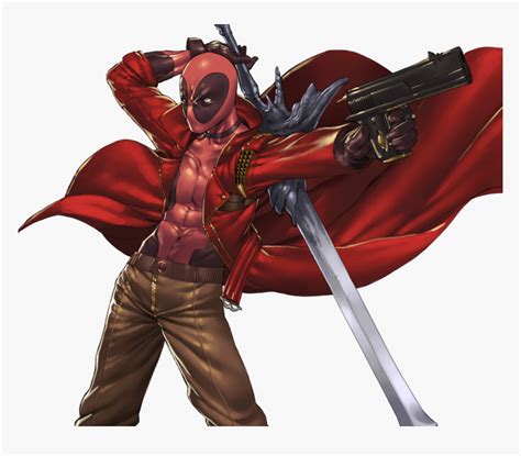 Deadpool And Dante Image Devil May Cry Deadpool Hd Png Download Kindpng