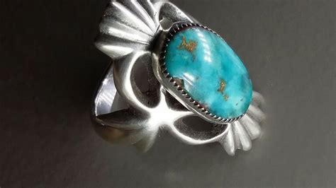 PREOWNED NAVAJO WILSON BEGAY SIGNED TURQUOISE TINY C Gem