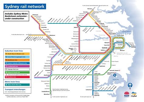 Sydney Trains Network Map Nsw Train Network Map Page 1 Line 17qq Com