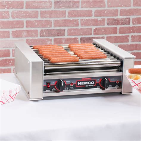 Nemco 8018 220 Hot Dog Roller Grill 18 Hot Dog Capacity 220v