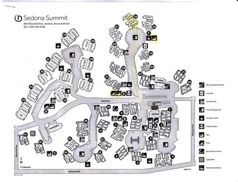 Sedona Summit Resort Map Middle East Map