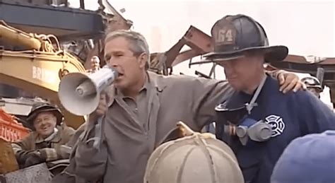 Never Forget Watch George W Bushs 911 Bullhorn Speech At Ground Zero American Military News