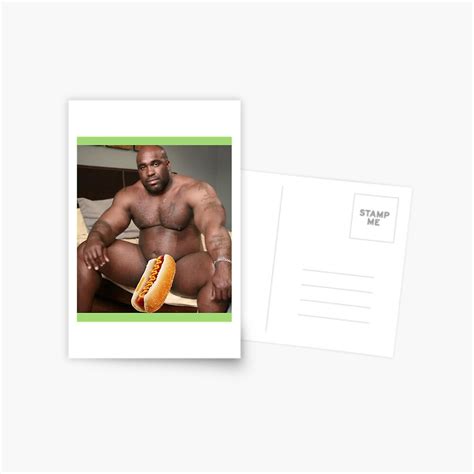 Big Dick Black Guy Meme Barry Wood Postcard For Sale By Flookav Redbubble
