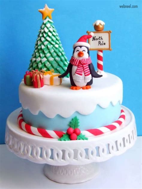 Funny Christmas Cakes 25 Beautiful Christmas Cake Decoration Ideas