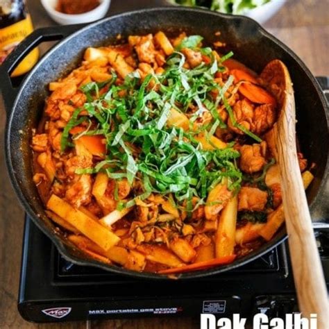Dak Galbi Korean Spicy Chicken Stir Fry My Korean Kitchen