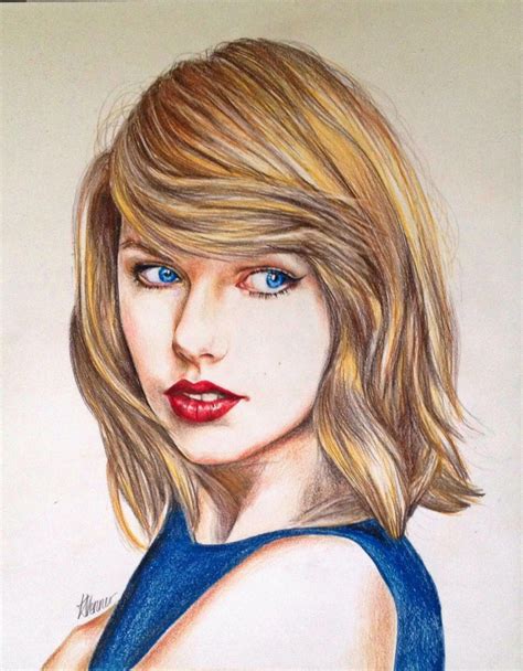 Taylor Swift Taylor Swift Drawing Portrait Celebrity Drawings