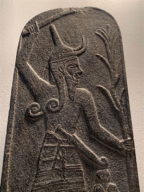 Baal Baal Relief Carving God Of Storms Thunder And Etsy Australia