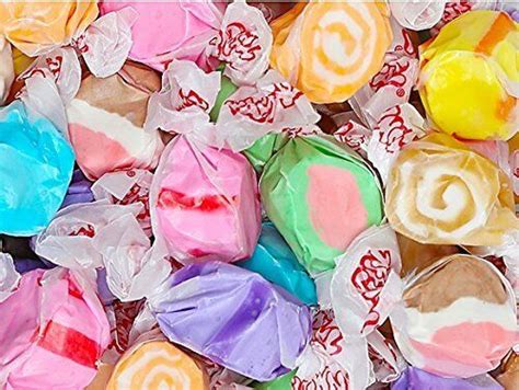 All Color Gourmet Salt Water Taffy Soft Sweets Candy Assorted 5 Lb Free