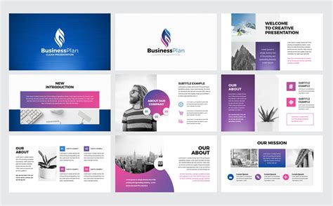 Business Plan Presentation Powerpoint Template Plan Business