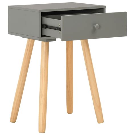 As much an accent piece as a practical source of light, this 24 table lamp brings both fashion and function to any space in your home. 2 Piece Solid Pinewood Bedside Table Set - Grey