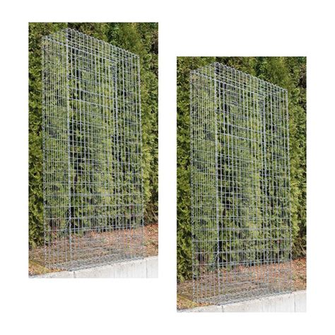 Gabionen Stein Korb Wand Draht 30 cm Rechteck Gitter Zaun ...