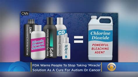 Fda Miracle Mineral Solution An Industrial Bleach That The Defendants Claim Is A Cure For