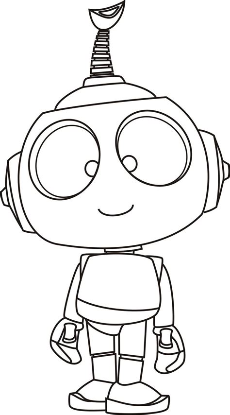 We have collected 34+ cool robot coloring page images of various designs for you to color. Robots Pose Cute Coloring Pages For Kids #gYa : Printable ...