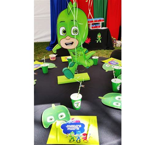 Pj Masks Birthday Party Ideas Photo 5 Of 11 Catch My Party