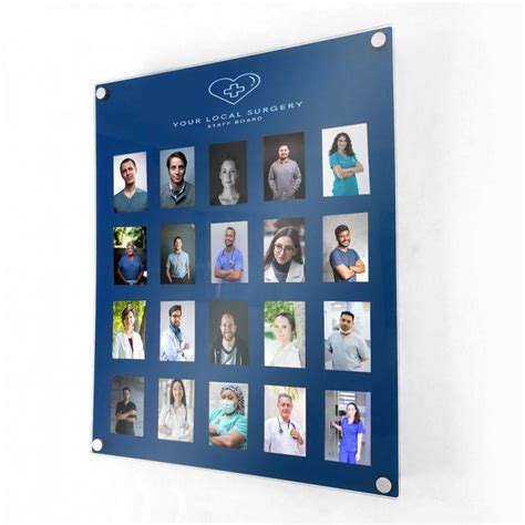 Staff Photo Boards Wood And Acrylic Luminati