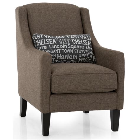 This modern barrel chair is perfect for adding extra seating in smaller spaces. Decor-Rest 7606 Customizable Upholstered Chair with Kidney ...