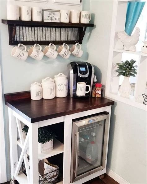 30 Best Home Coffee Bar Ideas For All Coffee Lovers Diy Home Decor Home Coffee Stations