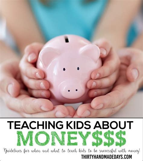 Guidelines For Teaching Kids About Money From Thirty Handmade Days