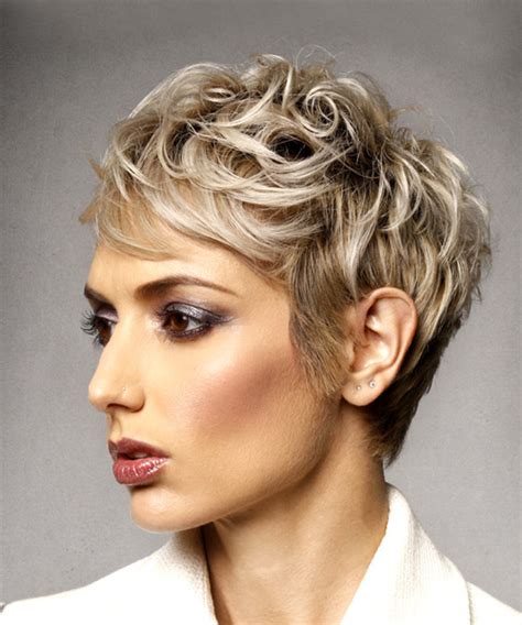 Simply pick a style and attempt it for some time. Short Wavy Light Ash Blonde Shag Hairstyle with Side Swept ...