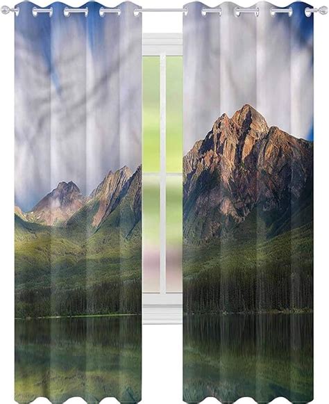 Yuazhoqi Window Curtain Drape Mountain Green Mountainside Forest