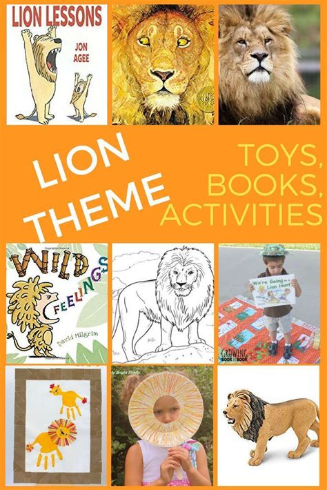 Tot School Lion Theme Reading List And Activities Tot School