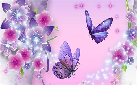 Purple Butterfly Wallpapers Wallpaper Cave