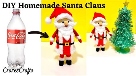 Diy Santa Claus For Christmas How To Make Santa Claus With Waste