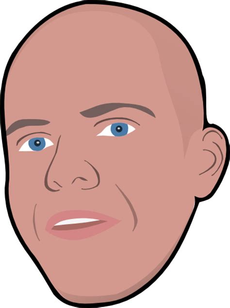 Bald Dude Head Clip Art at Clker.com - vector clip art online, royalty png image