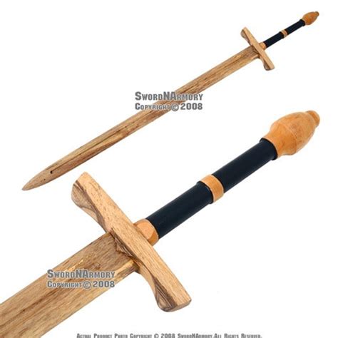 45 Medieval Practice Wooden Waster Great Sword Prop 1 Sword N Armory