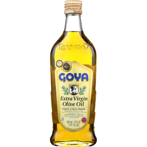 Goya Extra Virgin Olive Oil First Cold Press 17 Fl Oz