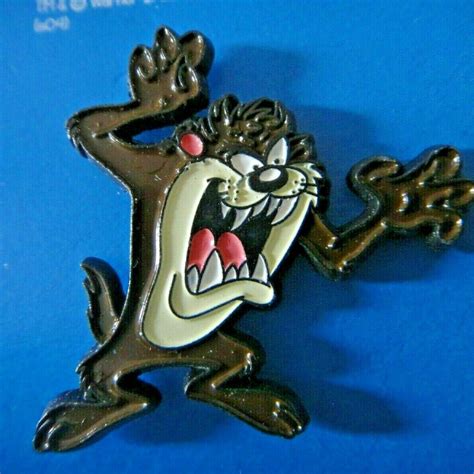 Taz Tasmanian Devil Looney Tunes Enamel Pin Sedisma 2000 New