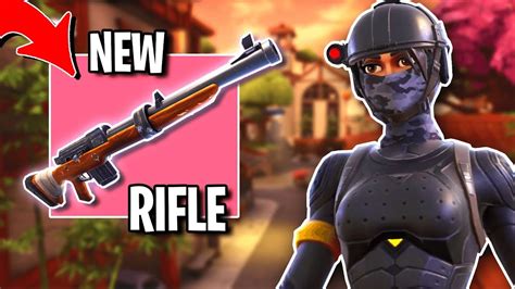 New Hunting Rifle Fortnite Battle Royale Win Youtube