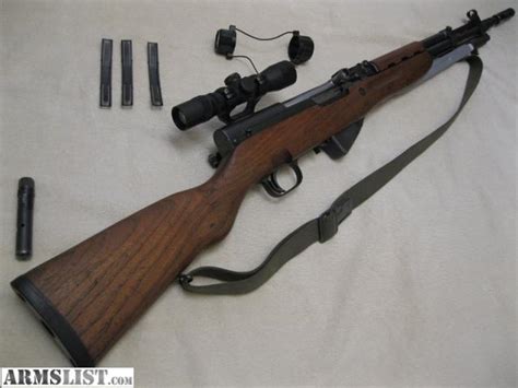 Armslist For Sale Sks Semi Auto Rifle 762x39 Scope Sniper