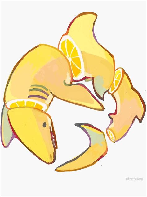 Lemon Shark Sticker By Sharkees Cute Art Cute Animal Drawings Shark Art