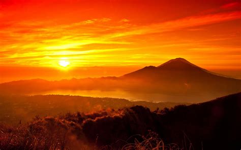 Free Download Nature Sunrise Sunset Indonesia Bali Landscape Indonesia