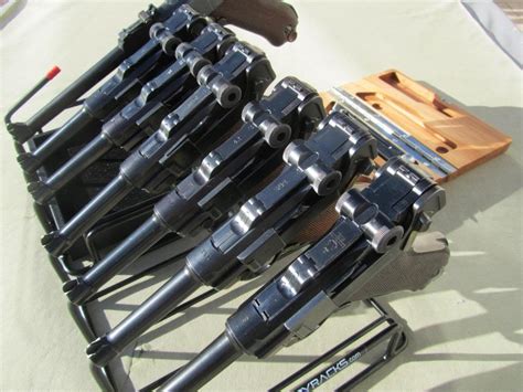 Customers Luger Collection On Two 4 Gun Armory Racks Rjk Ventures Llc