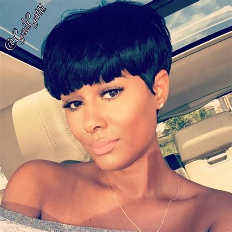 Short pixie cuts for black women. Short Mushroom Hairstyle in 2020 | Black women hairstyles ...