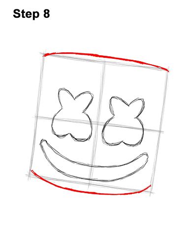 How To Draw Marshmello Fortnite With Step By Step Pictures