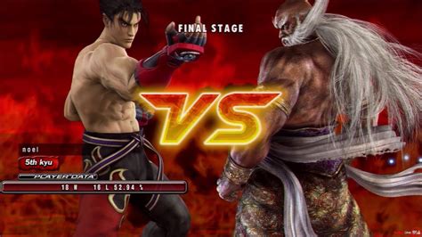 Tekken 5 Dark Resurrection Jin Vs Jinpachi Arcade Final Boss Youtube