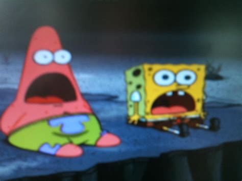 Spongebob And Patricks What The Heck Face By