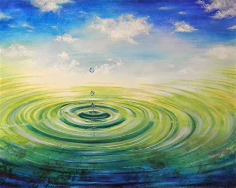 Daily Painters Of Colorado Abstract Water Ripple Art Painting