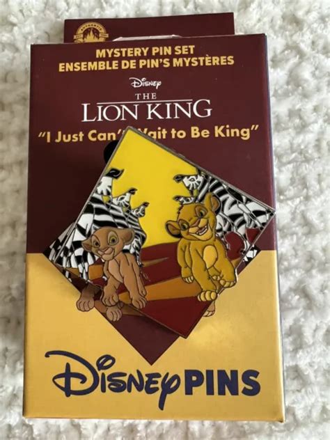 Disney 2023 Mystery Pin Lion King “i Just Cant Wait To Be King Simba