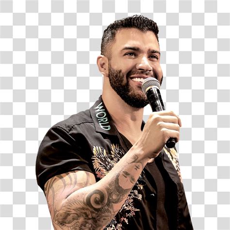 Cantor Gusttavo Lima Png Transparente Sem Fundo Download Designi