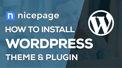 How To Install Wordpress Theme And Plugin With Nicepage Website Builder Az Tech